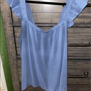 Loft Outlet Ruffle Sleeveless Blouse